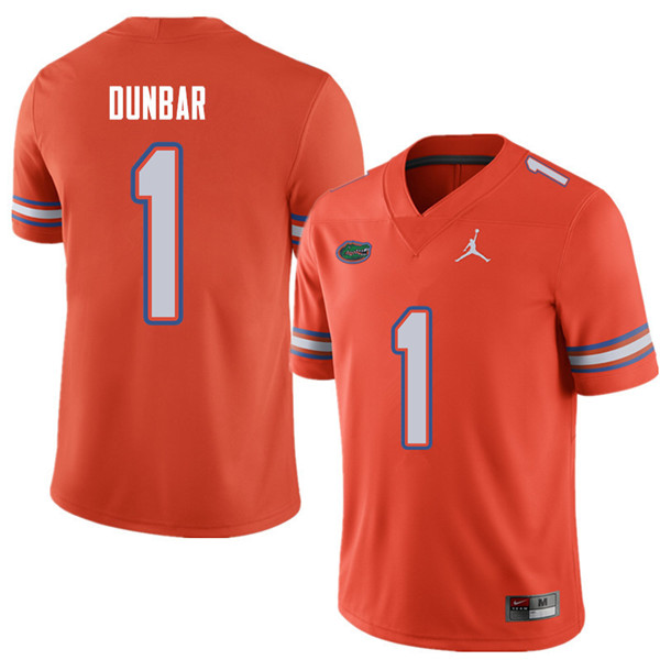 Jordan Brand Men #1 Quinton Dunbar Florida Gators College Football Jerseys Sale-Orange - Click Image to Close